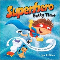 Superhero Potty Time Board Books, Golden Books