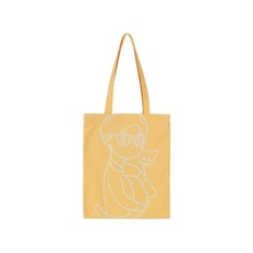 프린트베이커리 eyewater tote bag yellow 유야 하시즈메