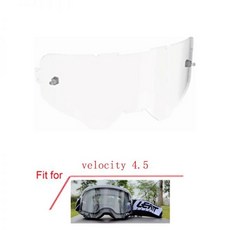 Leatt Velocity 4.5 및 6.5 용 모토크로스 레이싱 고글 싱글 레이어 렌즈 오토바이 MTB, 1 layer 45T, 1개