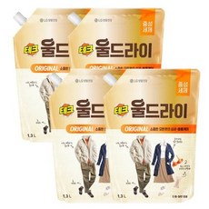  테크 울드라이 세제 리필, 1.3L x 4개, 5개 