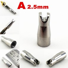 1pc A 타입 2.5mm 가죽 공예 프레스 그루브 라인 전기 주름 가장자리 기계 솔더 다리미 교체 팁 도구 Edger, 한개옵션0