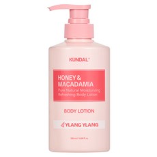 쿤달 허니 앤 마카다미아 퓨어 바디로션 일랑일랑향, 500ml, 1개