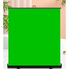 크로마키 스튜디오 촬영 전동배경지 스크린 사진관 라이브, 1개, A.1.5x1m 그린+1x2m T형프레임
