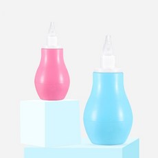 비강 콧물 흡입기 휴대용 airpump 흡인기 역류 방지 신생아 감기 점액 클리너 안전한 코 아들 청소 도구, 임의의 색상, 1개