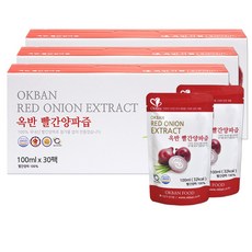 옥반식품 옥반 빨간양파즙 100ml 90팩, 100ml x 90팩