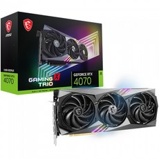 MSI 지포스 RTX 4070 게이밍 X 트리오 D6X 12GB 트라이프로져3