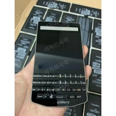 블랙베리 P9983 포르쉐 디자인 스마트폰 쿼티폰 블랙베리 핸드폰, 64GB, 9983 블랙