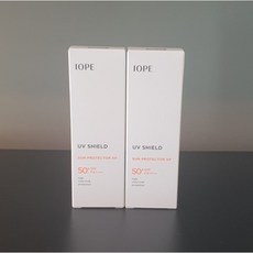 아이오페 유브이 쉴드 선 프로텍터 선크림 SPF50+ PA++++, 60ml, 2개