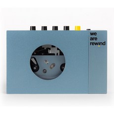 we are rewind 휴대용 카세트 플레이어, 블루