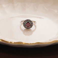 18k천연에메랄드반지