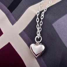 실버하트통통목걸이
