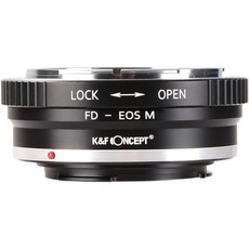 KF Concept FD to EOSM 어댑터 마운트 렌즈용 렌즈 및 카메라