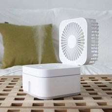 책상선풍기 탁상용미니선풍기 캠핑용 서큘레이터 탁상용 LED 미니선풍기 가습기, 본상품선택