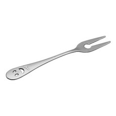 리본스마일 올샤틴 스텐 꼬지 포크 160mm (10개묶음) / 바베큐포크 꼬치포크 디저트포크, 10개 10개