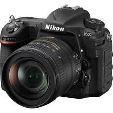 니콘 D500 DX 포맷 1680mm ED VR 렌즈 블랙 포함 디지털 SLR, Black - 니콘d500