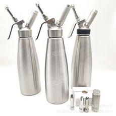 스텐 휘핑건 사이펀 크림 카페 주방 거품기 분사기 휘핑기, C16-1000ML, 1개