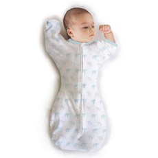 Amazing Baby 미튼 커프 하프 렝스 트렌지셔널 아기 포대기 타이니 보즈 핑크 S 0-3개월 6-14 lbs