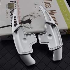 메르세데스 벤츠 핸들 패들 시프터 익스텐션 알루미늄 시프트 블레이드 A B C E GLE 클래스 W176 W205 W246 C117 W218 용, [02] Silver, 1개