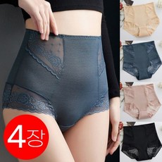 유용한 기능성팬티 최저가 정보 리스트 7 7 시크해 4071 여성 뱃살보정 팬티 4장 하이웨스트 거들팬티