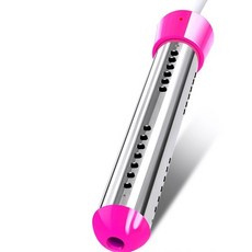 220V 플로팅 전기 히터 보일러 물 난방 전기 침수 히터 물 난방 자동 전원 끄기 여행 Eu P, 02 Pink 2500W_01 Eu 플러그