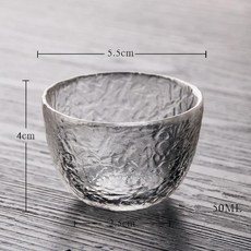 일본 유리 와인 사케 냄비 얼음 주전자 주류 주정 소주 컵 병, 1개