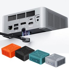 [XC샵] BEELINK SER7 7840HS 베어본 미니PC 윈도우11 지원 65W 고성능 게임 미니컴퓨터/베어본 미니PC AMD R7, 없음, 오렌지