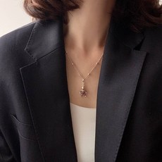 남자실버볼목걸이