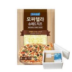 동서 리치골드 모짜렐라 슈레드 피자 치즈, 1개, 2.5kg