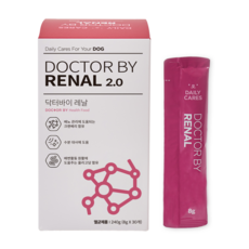 닥터바이 레날 강아지 신장 영양제 방광 요로 건강 배뇨 도움, 유리너리+결석, 240g, 1세트