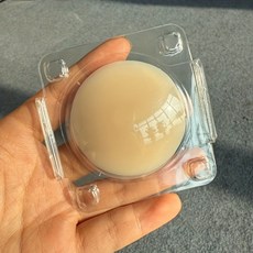 남성 실리콘 니플밴드 땀방지, 2개 라이트 베이지