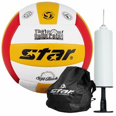 스타 배구공 5호 더 랠리포인트 칼라(VB5015-34T) + 펌프 + 공가방, 단품, 1개