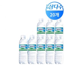 제주 삼다수, 500ml, 20개 세종