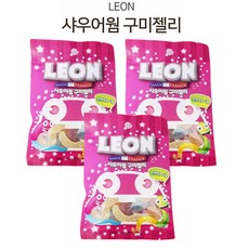[투엠샵] LEON 샤 우 어 웜 구미젤리42g, 3개