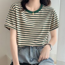 레일라 키브 스트라이프 반팔티 S25SMT031833