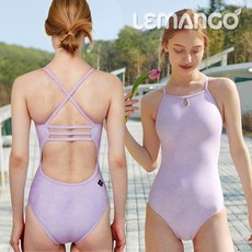 르망고 여자 수영복(08) LSWON16124435 미스틱 샤인 라일락 퍼플(크로스 X/노말컷)