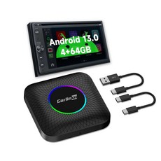 CarlinKit Tbox Ambient Android13.0 4+64GB CarPlayAndroid Auto Ai Box SDTFSIM 4 2 GPS 무선 무선, 1개