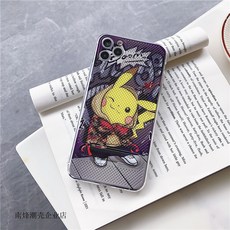 발열 배기 적용 사과폰 XR 핸드폰케이스 XSMAX 피카츄 IPHONE11PRO 부드러운케이스 커플 78P