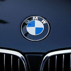 BMW 본넷 엠블럼 트렁크 후드 72mm 82mm, 72mm블루
