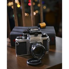 빈티지 레트로 엔틱 카페 인테리어 소품 아날로그 필름카메라 펜탁스 Pentax SV+55mm+Pentax Meter