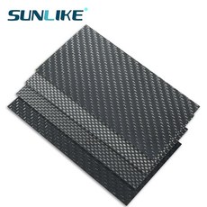 건축 75*125mm 3k 광택 무광택 능직 일반 카본 시트 플레이트 패널 보 두꺼운 0.511 523, [03] 0.5mm twill glossy, 1개