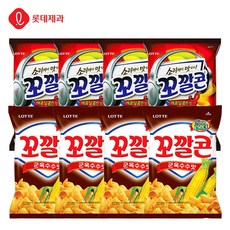 롯데제과 꼬깔콘 군옥수수72gX4개+꼬깔콘 매콤달콤72gX4개, 67g, 8개