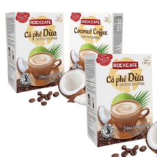 베트남 락카페 코코넛커피 RockCafe Coconut ca phe dua, 3개, 240g, 12개입, 20g
