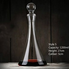 하트 크리스탈 글라스 와인 디캔터 위스키 브랜디 컨테이너 예술적 느낌 포트 선물 600 1700ml, 육군 녹색, 1개