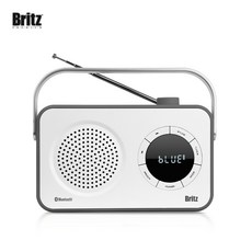 브리츠 포터블 라디오 블루투스 스피커 BZ-R800BT, 화이트