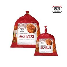[종가] 중부식 포기김치 5.5kg + 열무김치 증정 900g