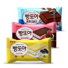 빙그레 빵또아 3종 혼합 24개 (부드러운8 + 딸기초코케이크8 + 초코쿠앤크8)