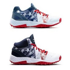 [세일] 붐바 다트 플랙 2 USA 성조기 인조잔디화 야구화 터프 트레이너/ Boombah USA Dart Flag 2 Turf Shoes