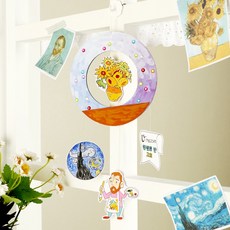DIY631 1500 모빌만들기 고흐, 상세페이지 참조, 단품