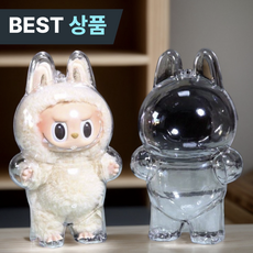 로하스 라부부 크라이베이비 키링 투명 보호 케이스 전세대 1세대 2세대 3세대 호환, 라부부 1세대 3세대 공용 (서있는모델), 1개