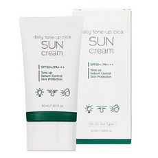 프레티 데일리 톤업 시카 선크림 SPF50+ PA+++, 50ml, 1개